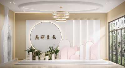 现代婚礼美陈3D模型下载